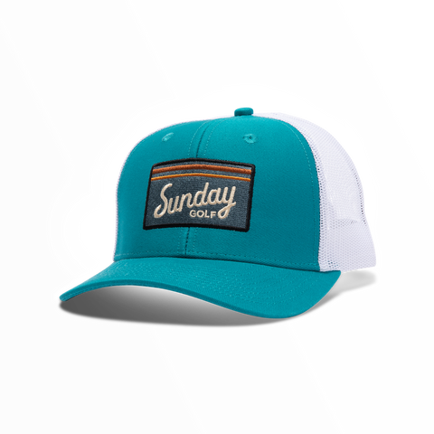 Trucker Golf Hat | Aqua